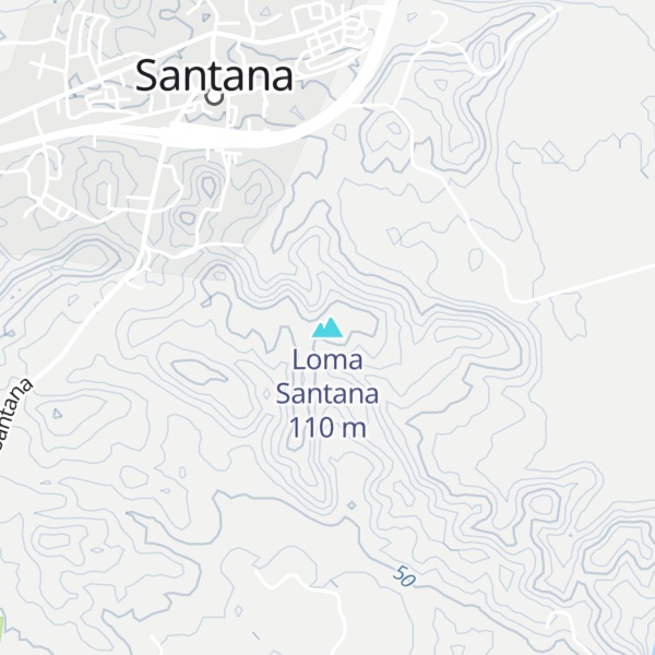 Map of Loma Santana