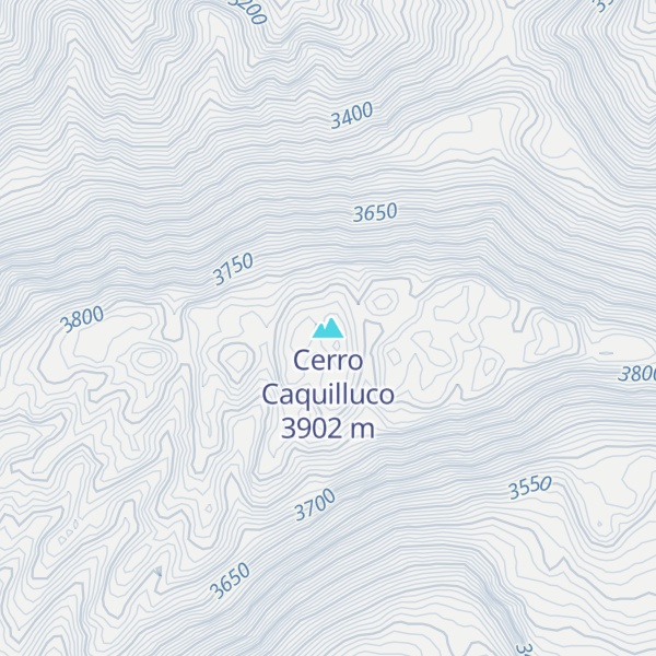 Map of Cerro Caquilluco