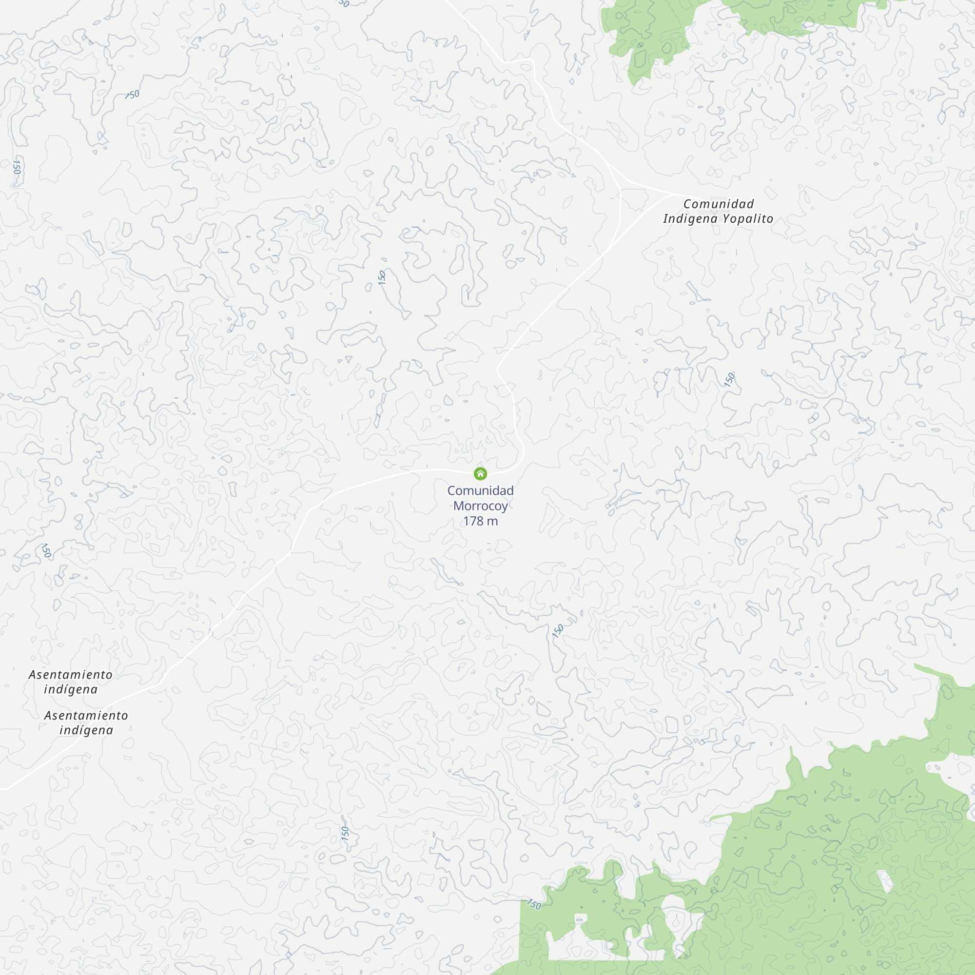 Comunidad Morrocoy map
