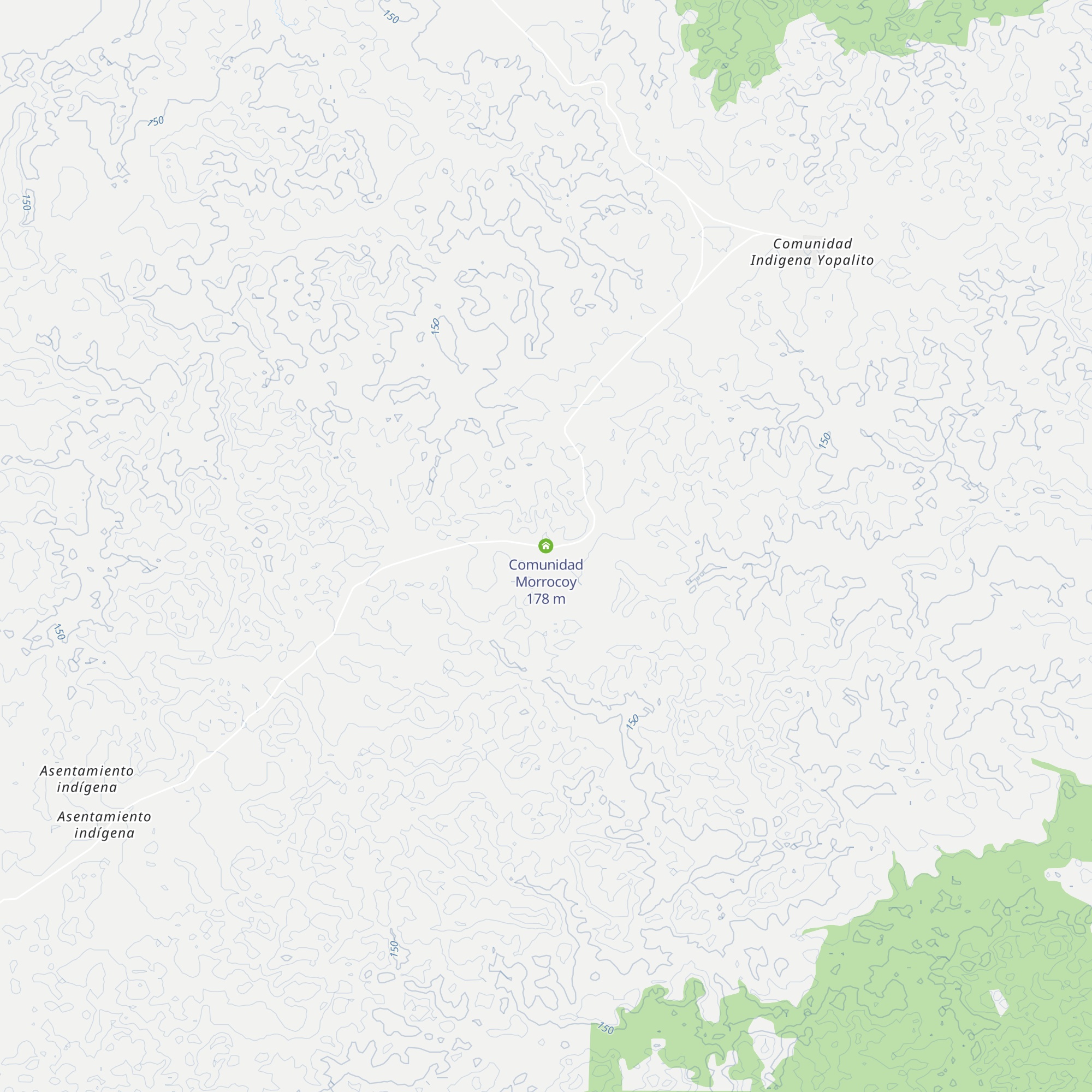 Comunidad Morrocoy map