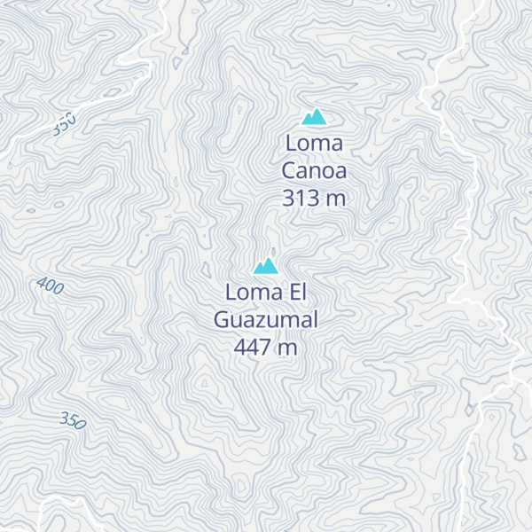 Map of Loma El Guazumal