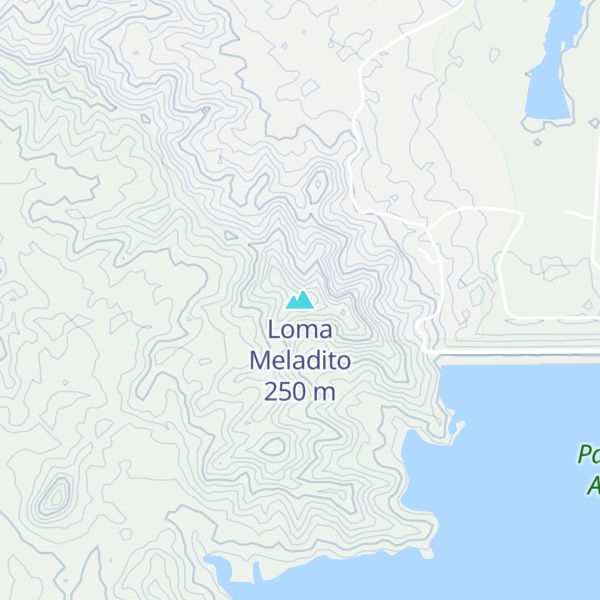Map of Loma Meladito