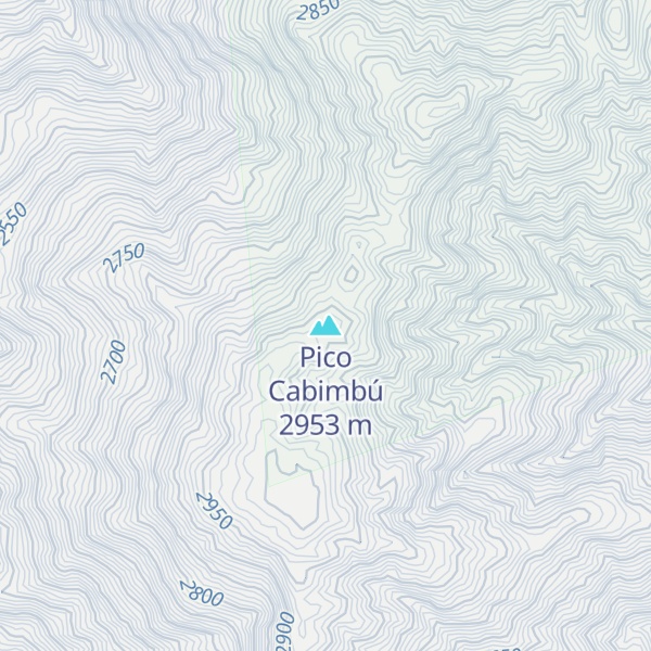 Map of Pico Cabimbú