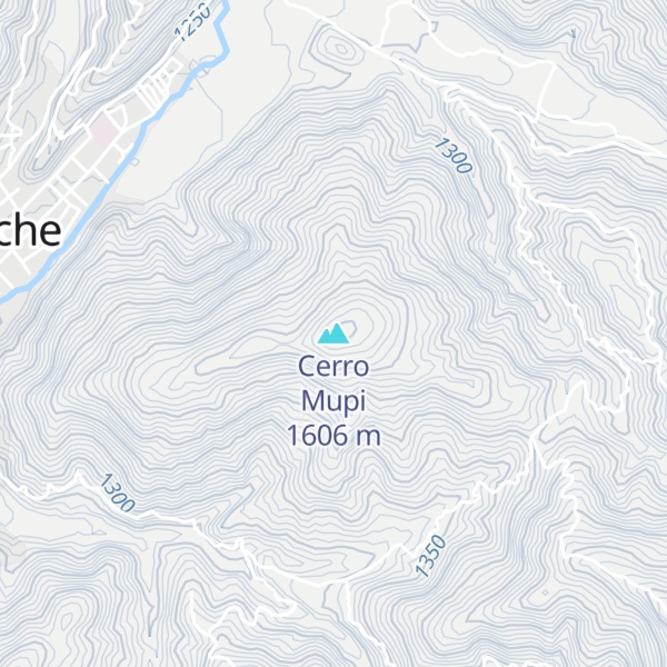 Map of Cerro Mupi