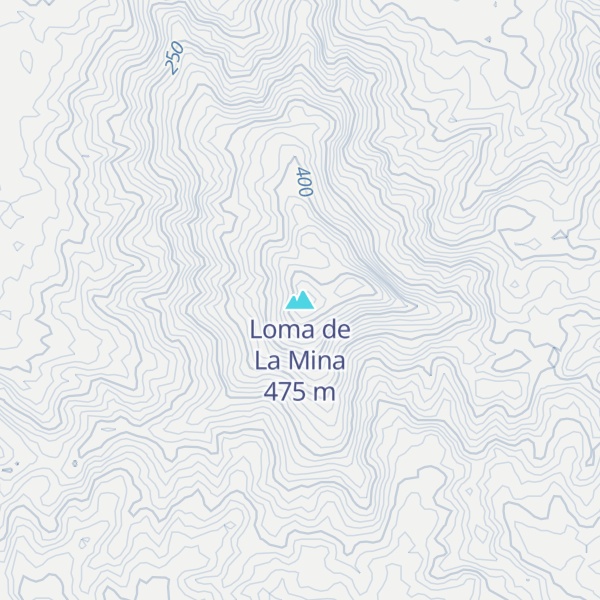 Map of Loma de La Mina