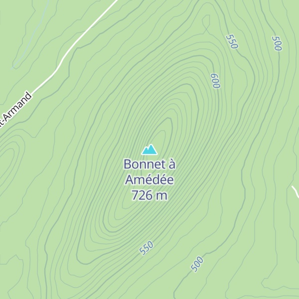 Map of Bonnet à Amédée