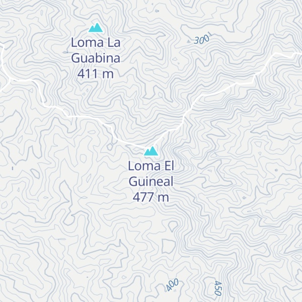 Map of Loma El Guineal