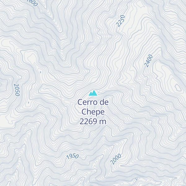 Map of Cerro de Chepe
