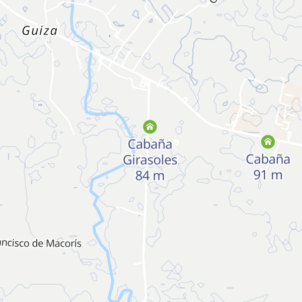 Map of Cabañas Eros