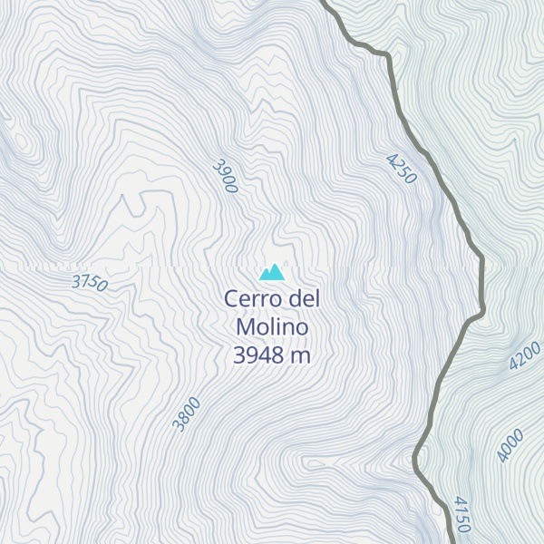 Map of Cerro del Molino