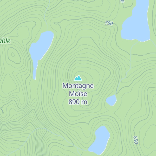 Map of Montagne Moïse