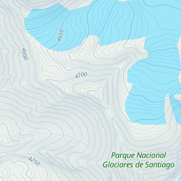 Map of Cordillera Morada