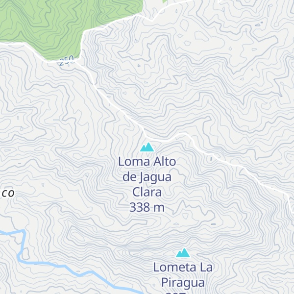 Map of Loma Alto de Jagua Clara