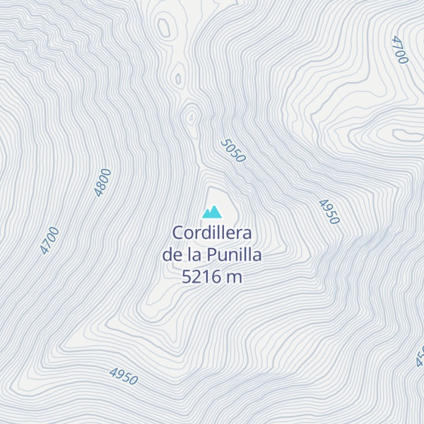 Map of Cordillera de la Punilla