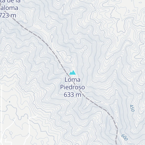 Map of Loma Piedroso
