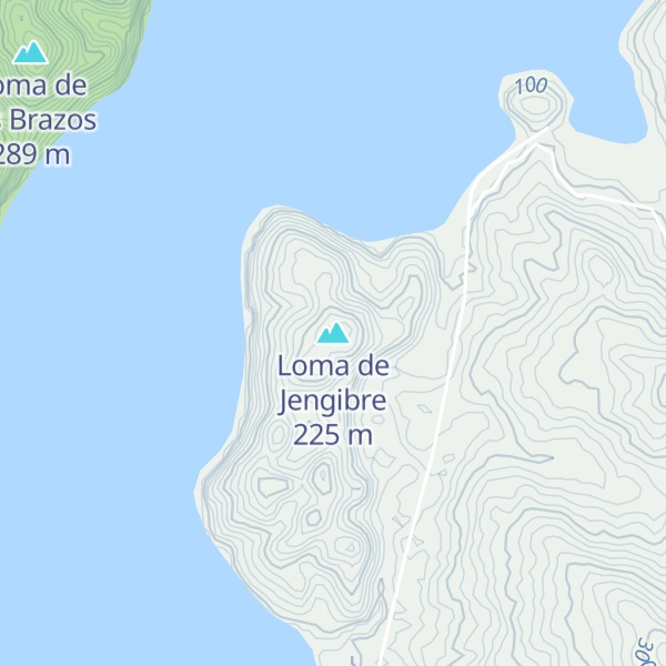 Map of Loma de Jengibre