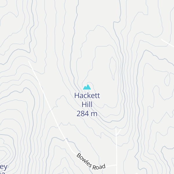 Map of Hackett Hill