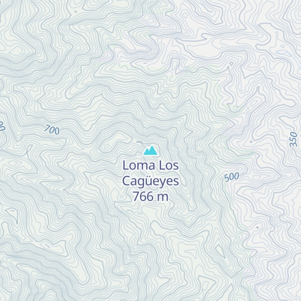 Map of Loma Los Cagüeyes