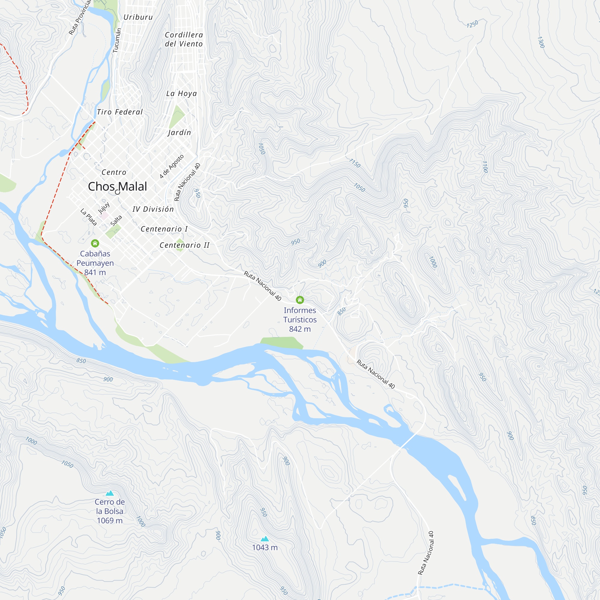 Informes Turísticos map