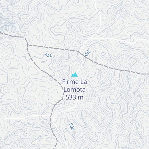 Map of Firme La Lomota