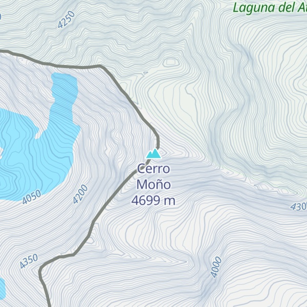 Map of Cerro Moño