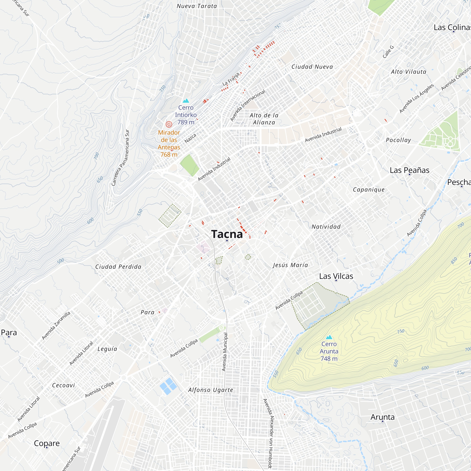 IPerú map