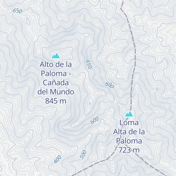Map of Loma Siete Cabezas
