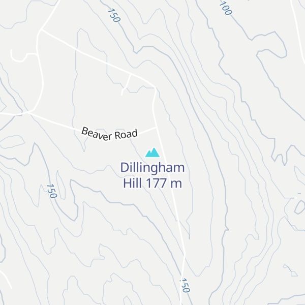 Map of Dillingham Hill