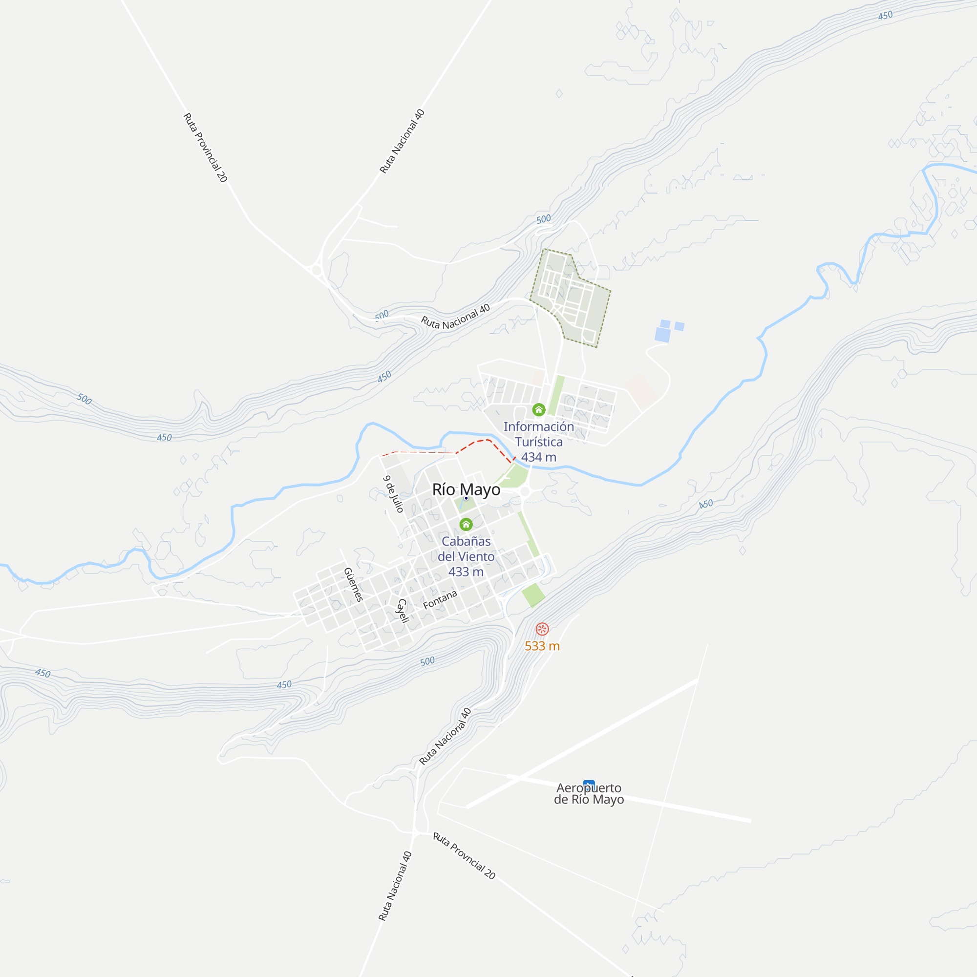 Tourist Information map