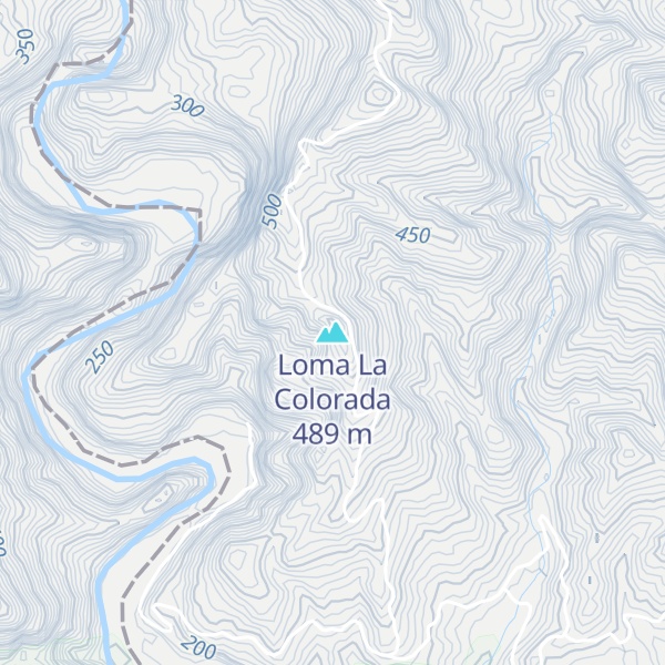Map of Loma La Colorada