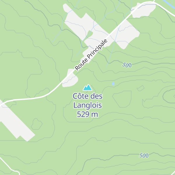 Map of Côte des Langlois