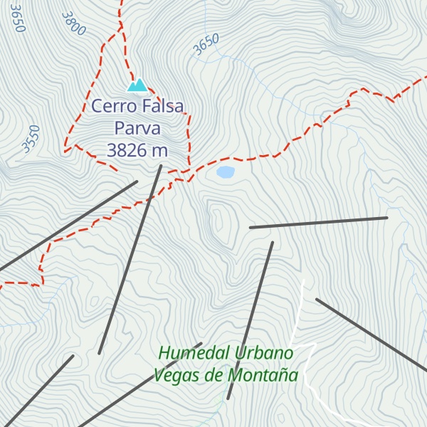Map of Cerro Franciscano