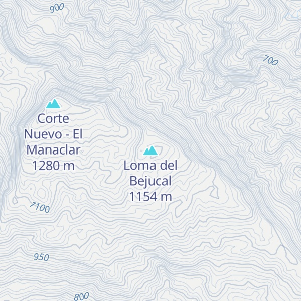 Map of Loma del Bejucal