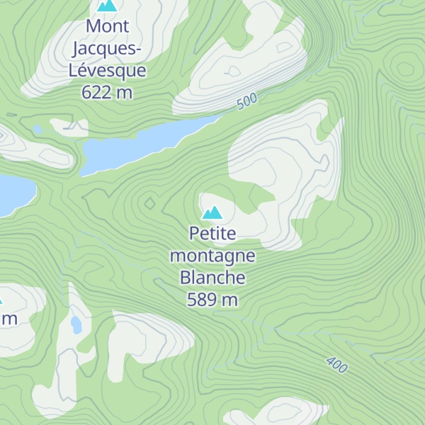Map of Petite montagne Blanche