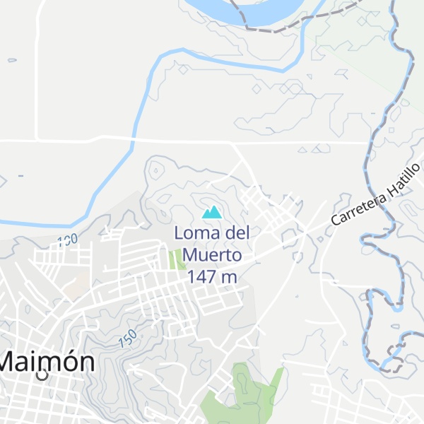 Map of Loma del Muerto