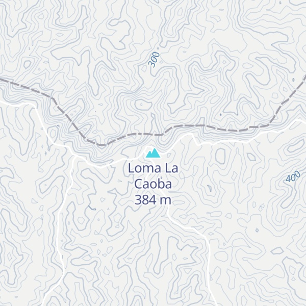Map of Loma La Caoba