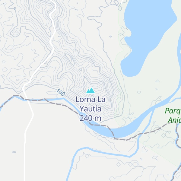 Map of Loma La Yautía