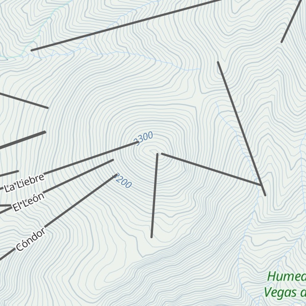 Map of Cerro Colorado