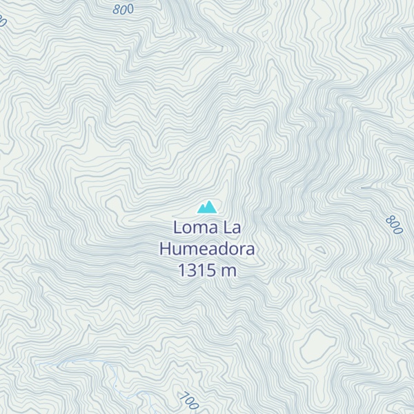 Map of Loma La Humeadora
