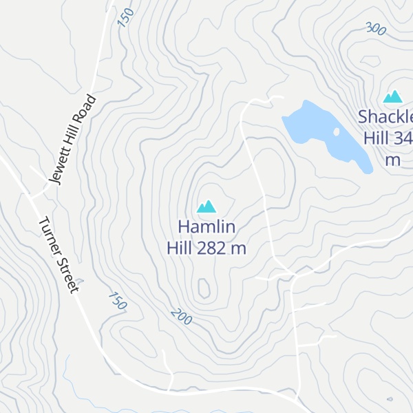 Map of Hamlin Hill