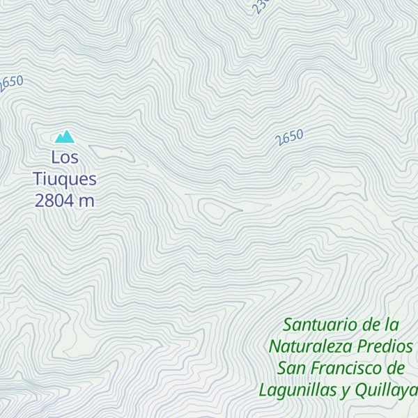 Map of Cerro Innominado