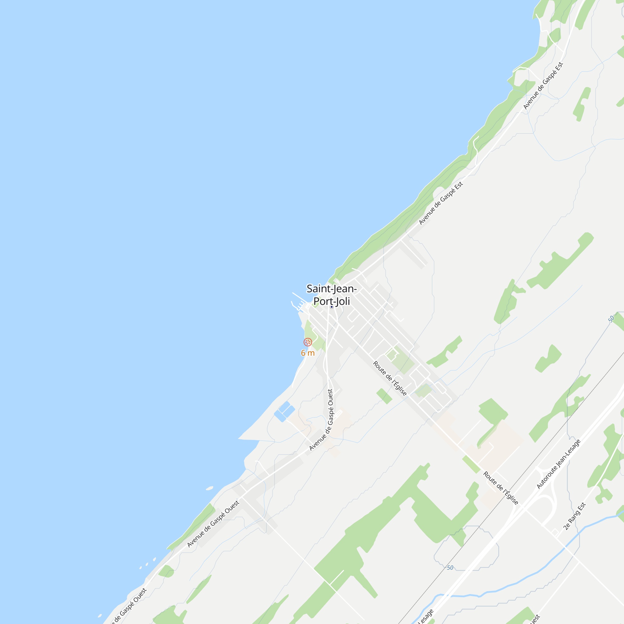 Gîte La Mer Veille map