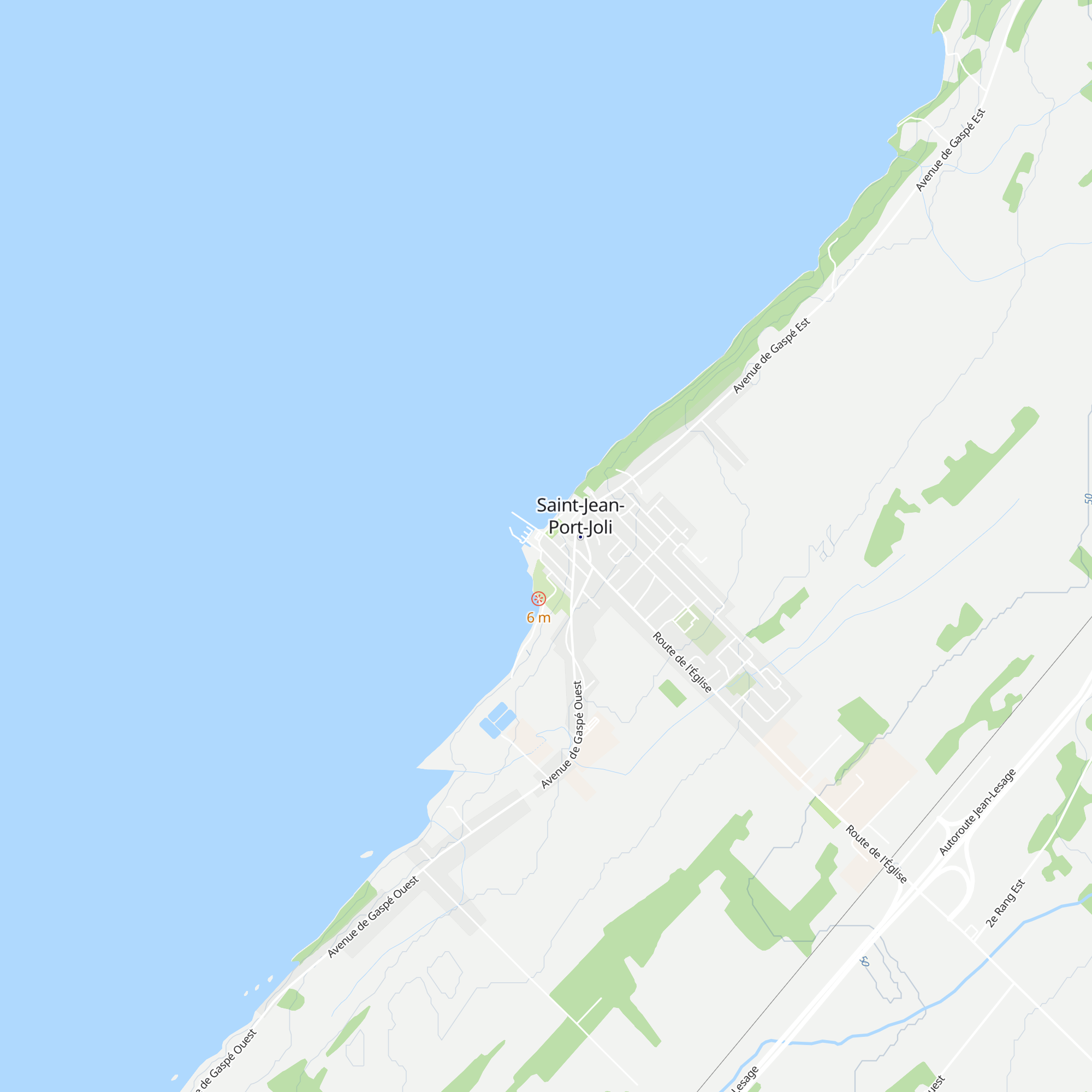 Gîte La Mer Veille map