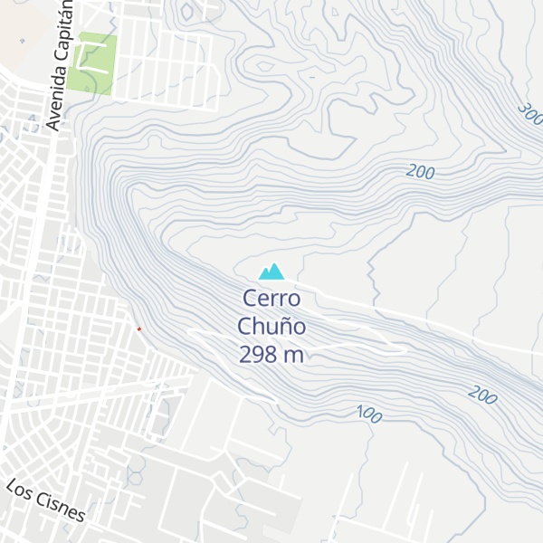 Map of Cerro Chuño