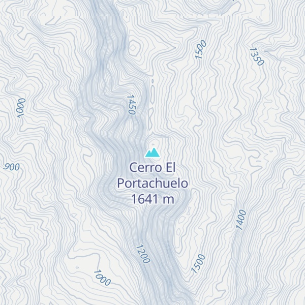 Map of Cerro El Portachuelo