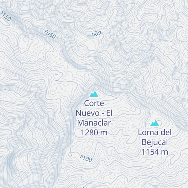 Map of Corte Nuevo - El Manaclar