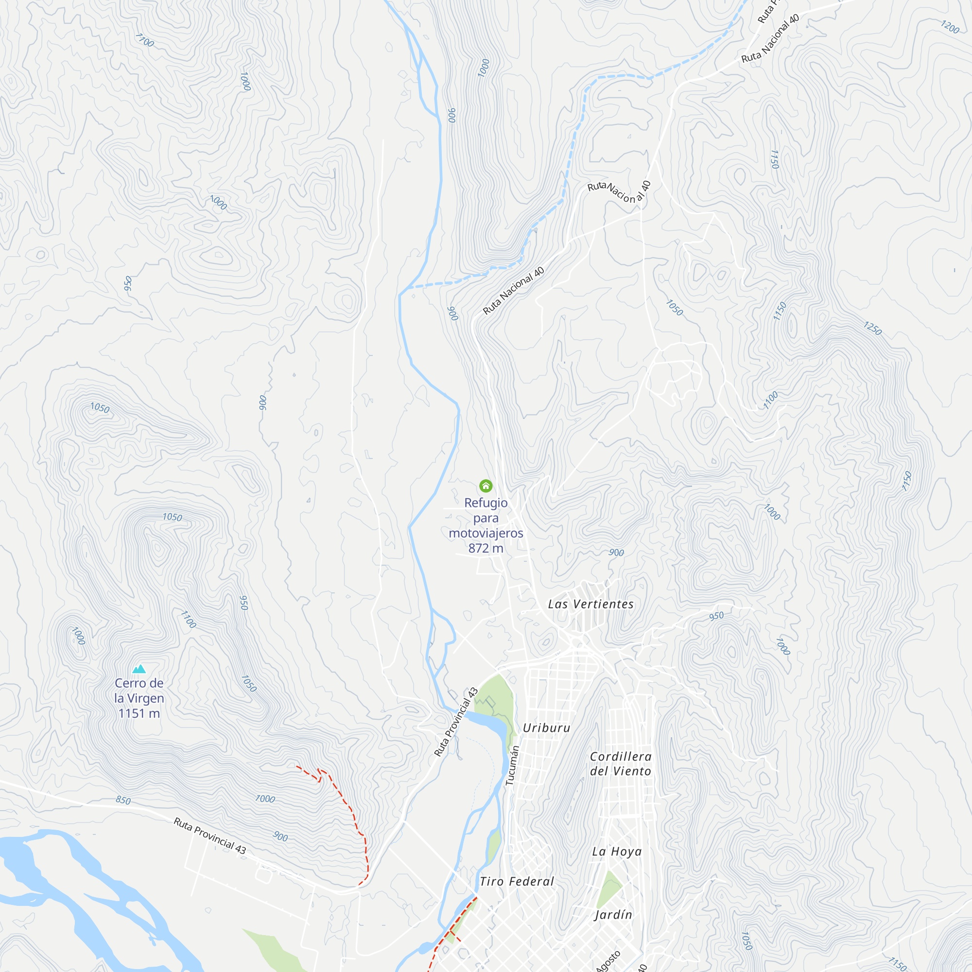 Refugio para motoviajeros map