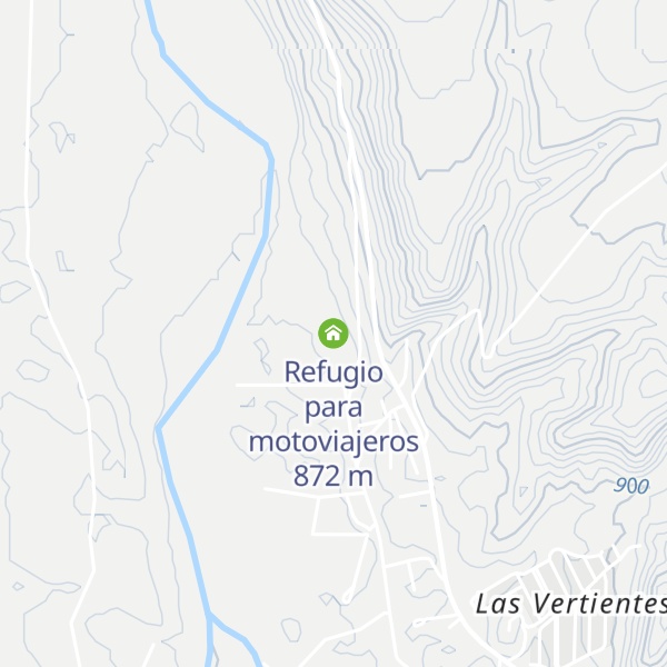 Map of Refugio para motoviajeros
