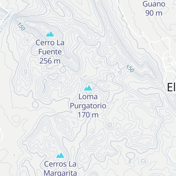 Map of Loma Purgatorio