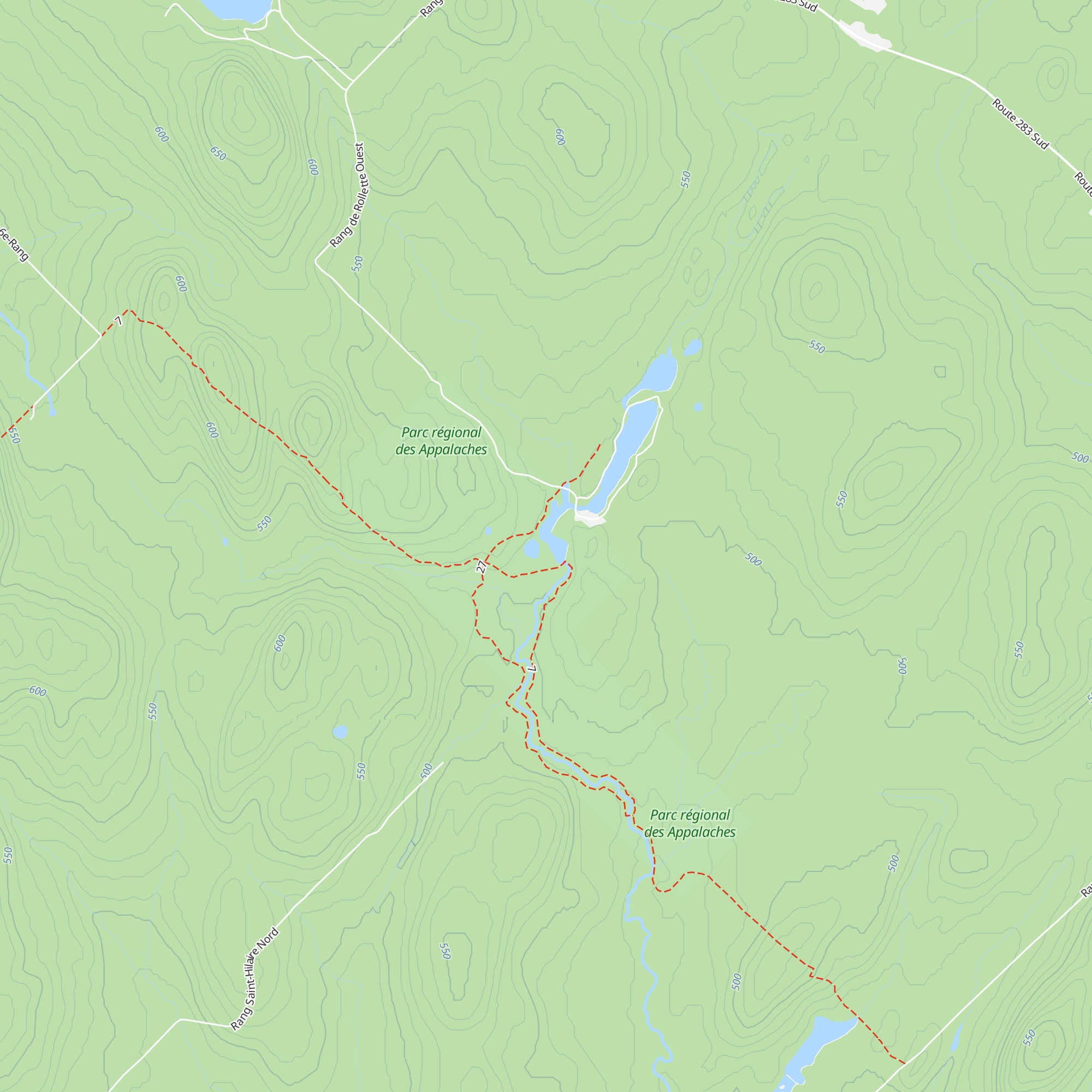 Refuge du Lac Long map